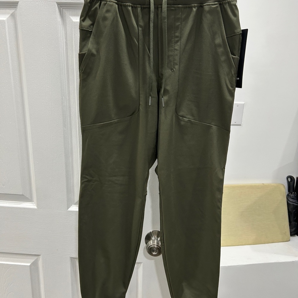 lululemon athletica ABC Joggers Dark Olive Shorter Length